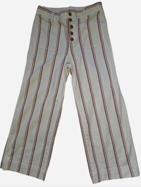 GAP White Wide-Leg Pants